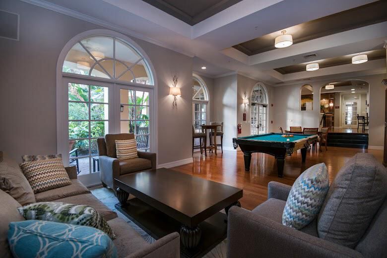 Clubhouse lounge